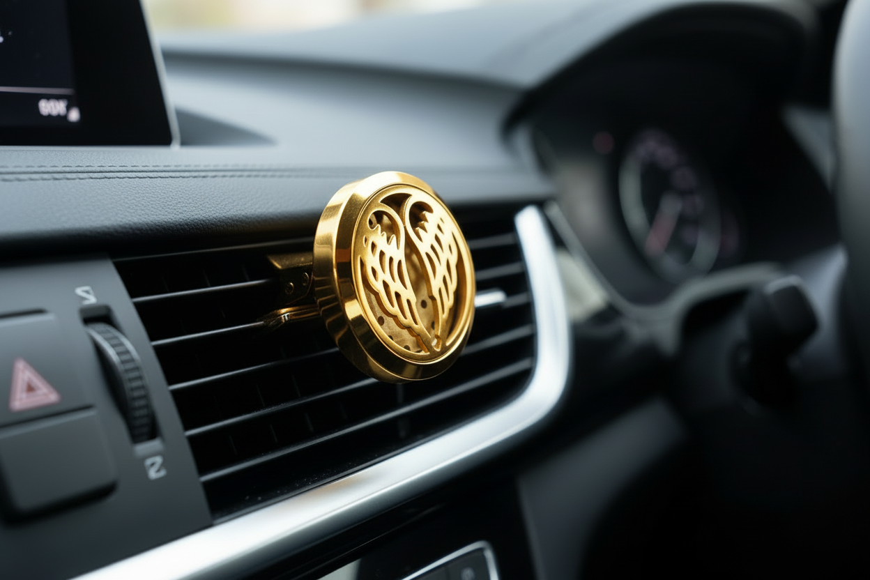 GOLD ANGEL WING CAR DIFFUSER