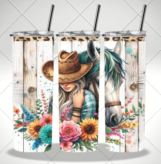 A LITTLE COUNTRY DOUBLE WALLED TUMBLER/DRINK BOTTLE