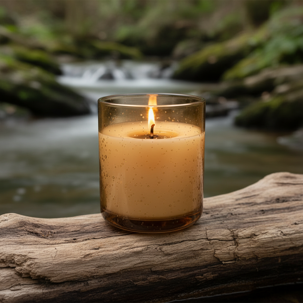 VOGUE BUBBLE AMBER CANDLE LARGE