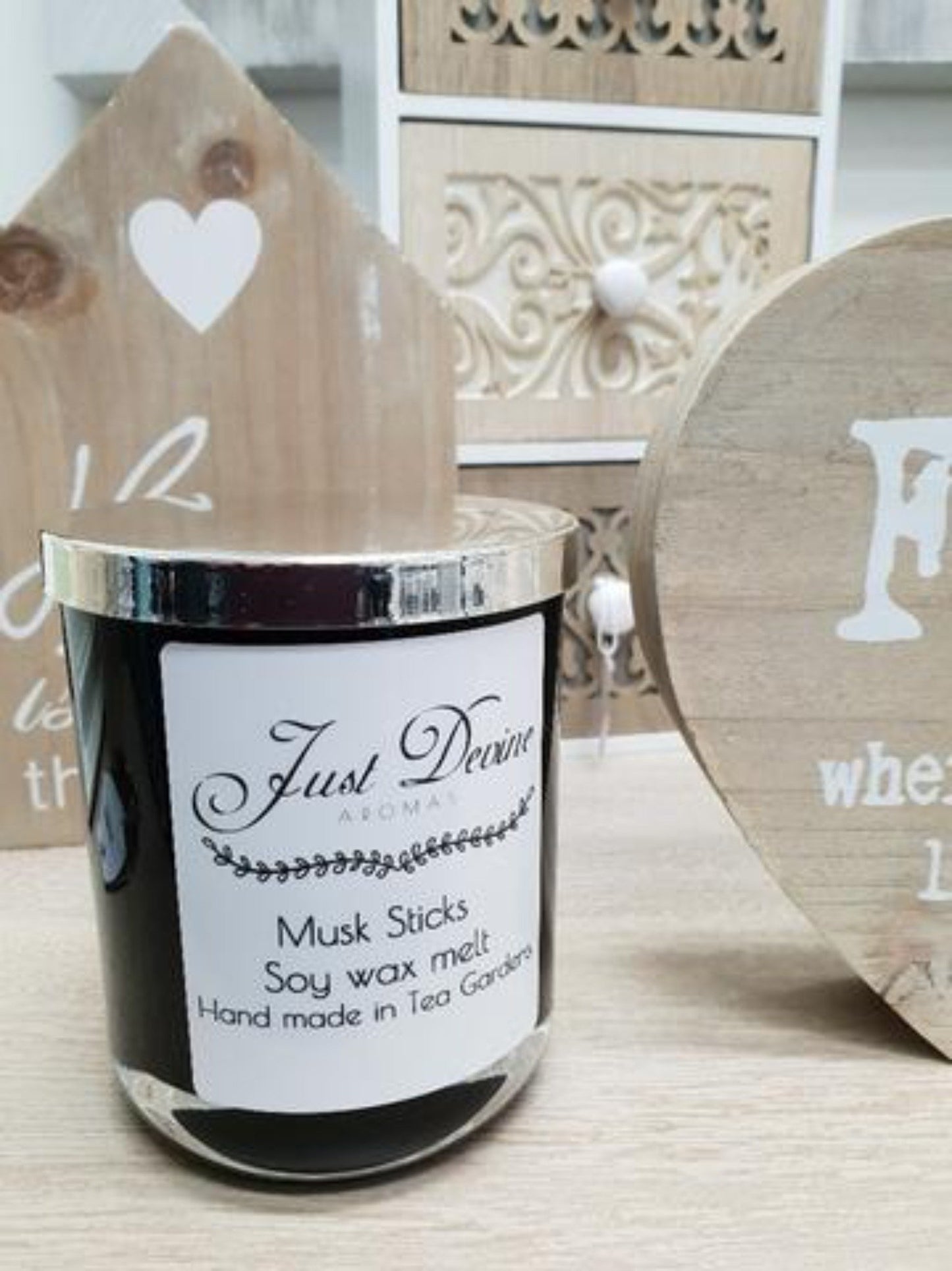 CAMBRIDGE BLACK CANDLE LARGE WICKLESS