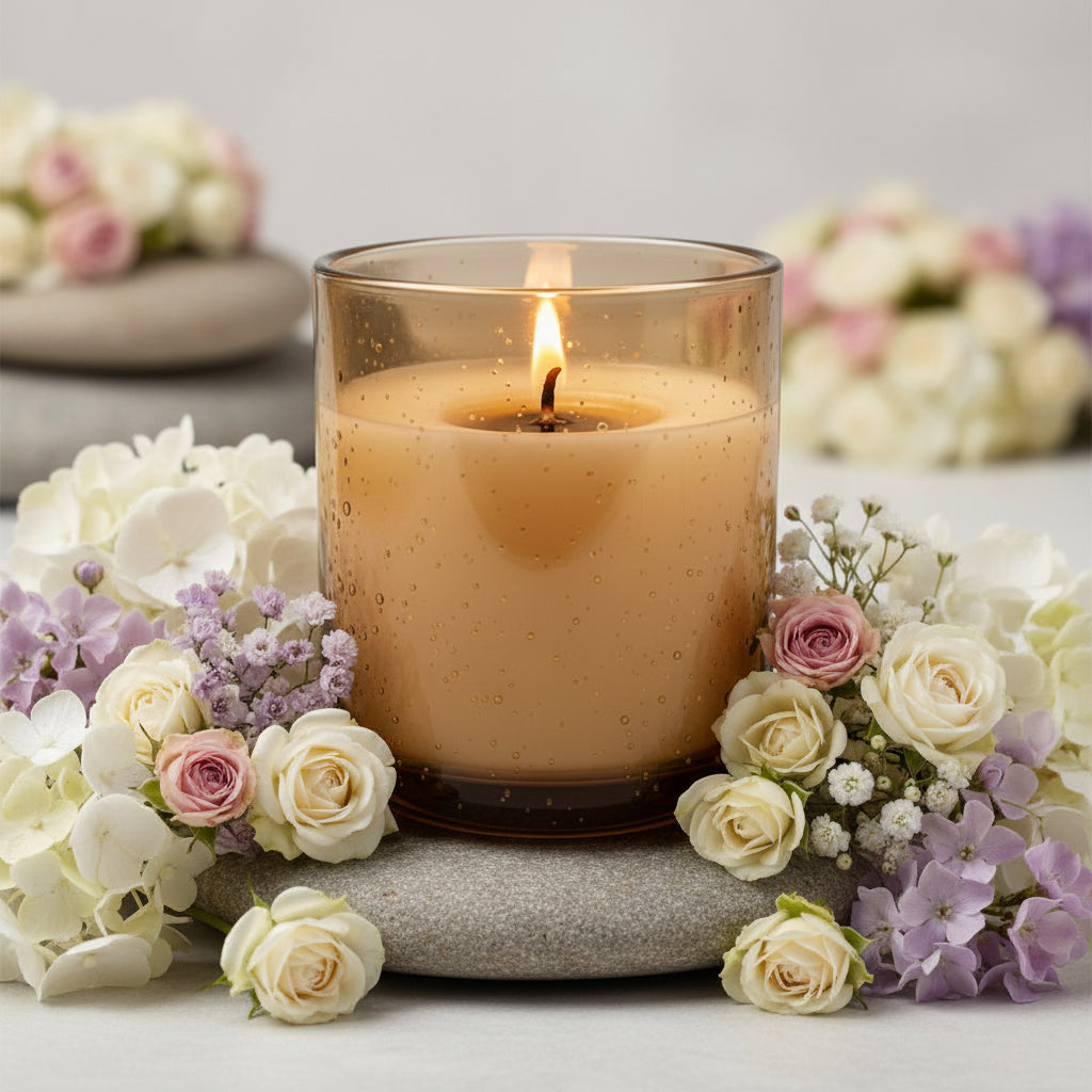 VOGUE BUBBLE AMBER CANDLE