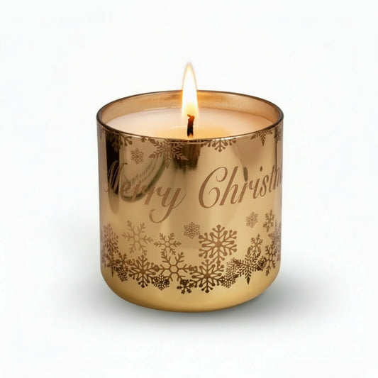 CHRISTMAS VOGUE CANDLE GOLD/ROSE GOLD