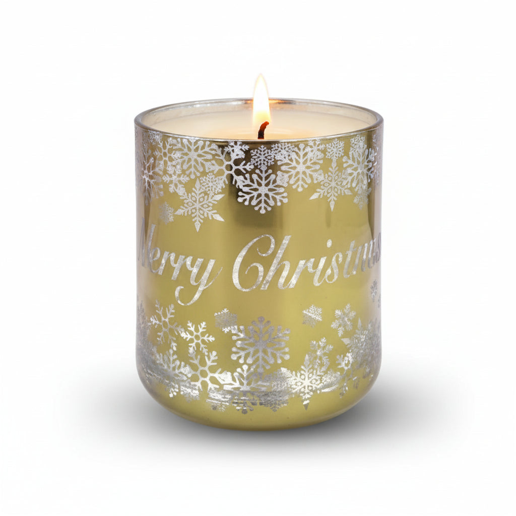 CHRISTMAS VOGUE CANDLE GOLD/SILVER