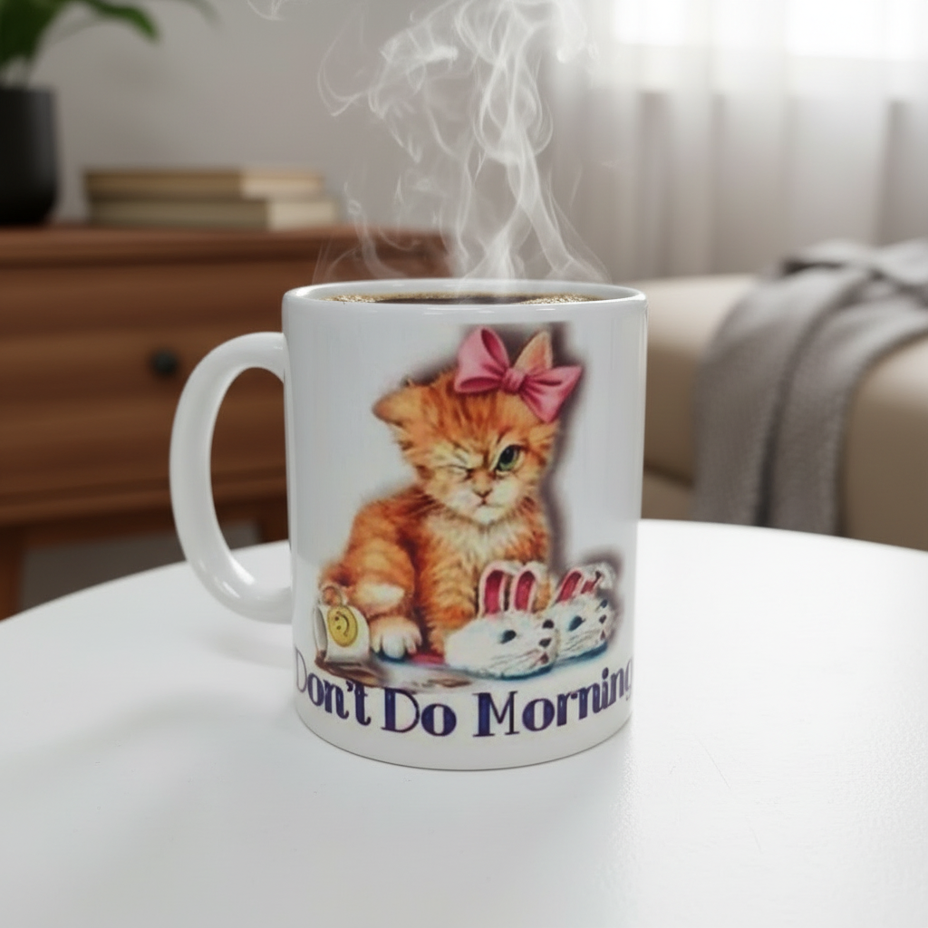 DONT DO MORNINGS COFFEE MUG