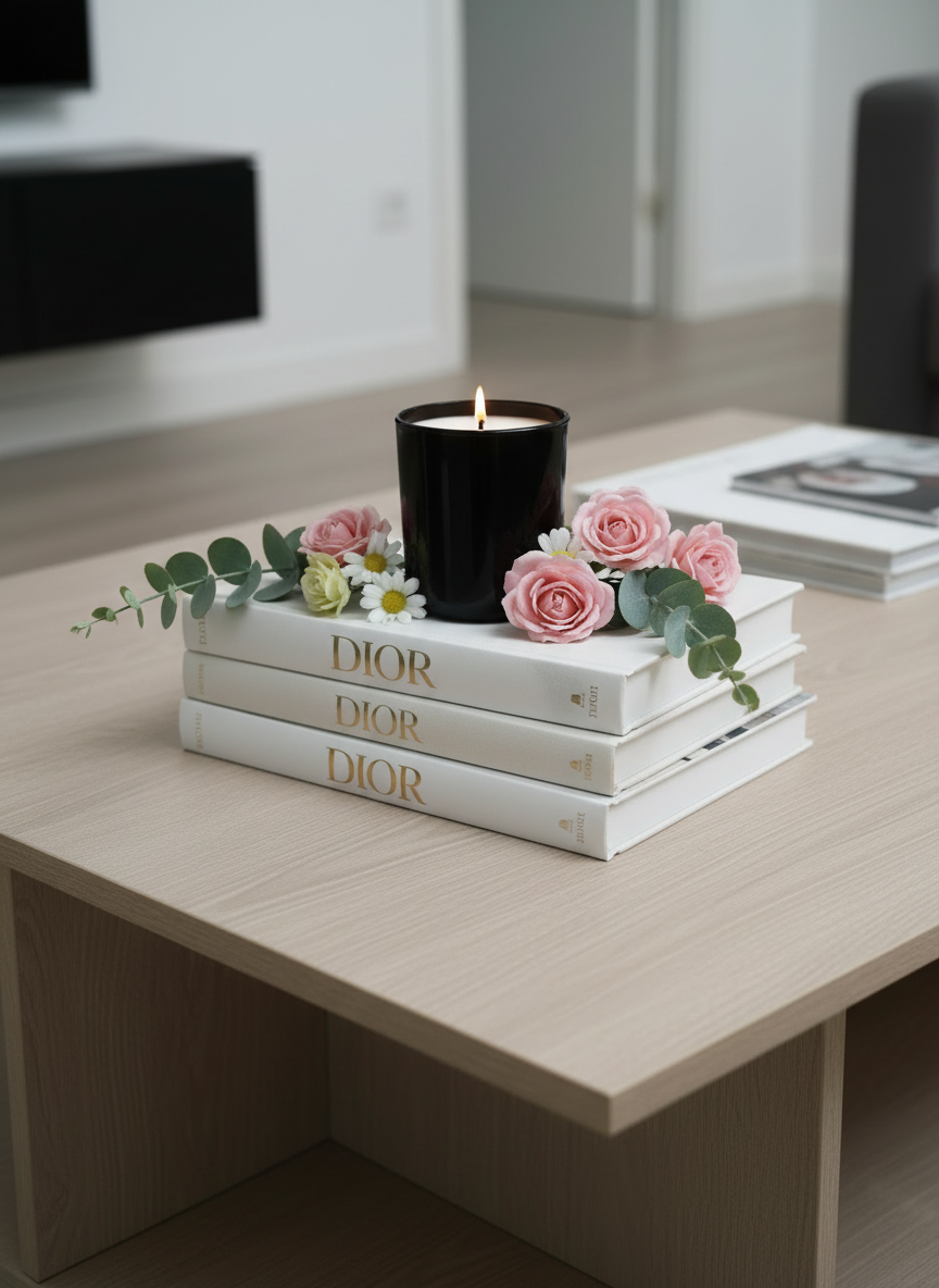 CAMBRIDGE BLACK CANDLE LARGE