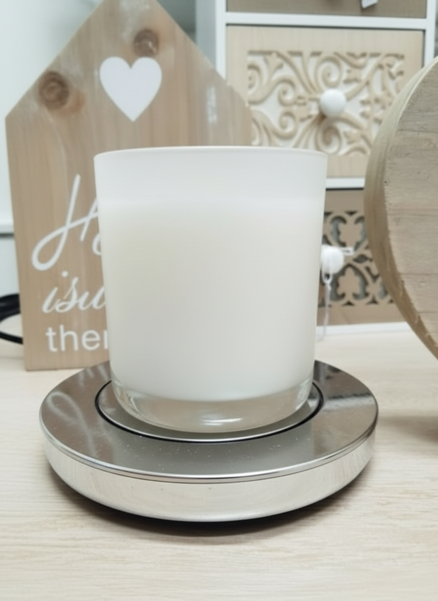 CAMBRIDGE WHITE CANDLE LARGE WICKLESS