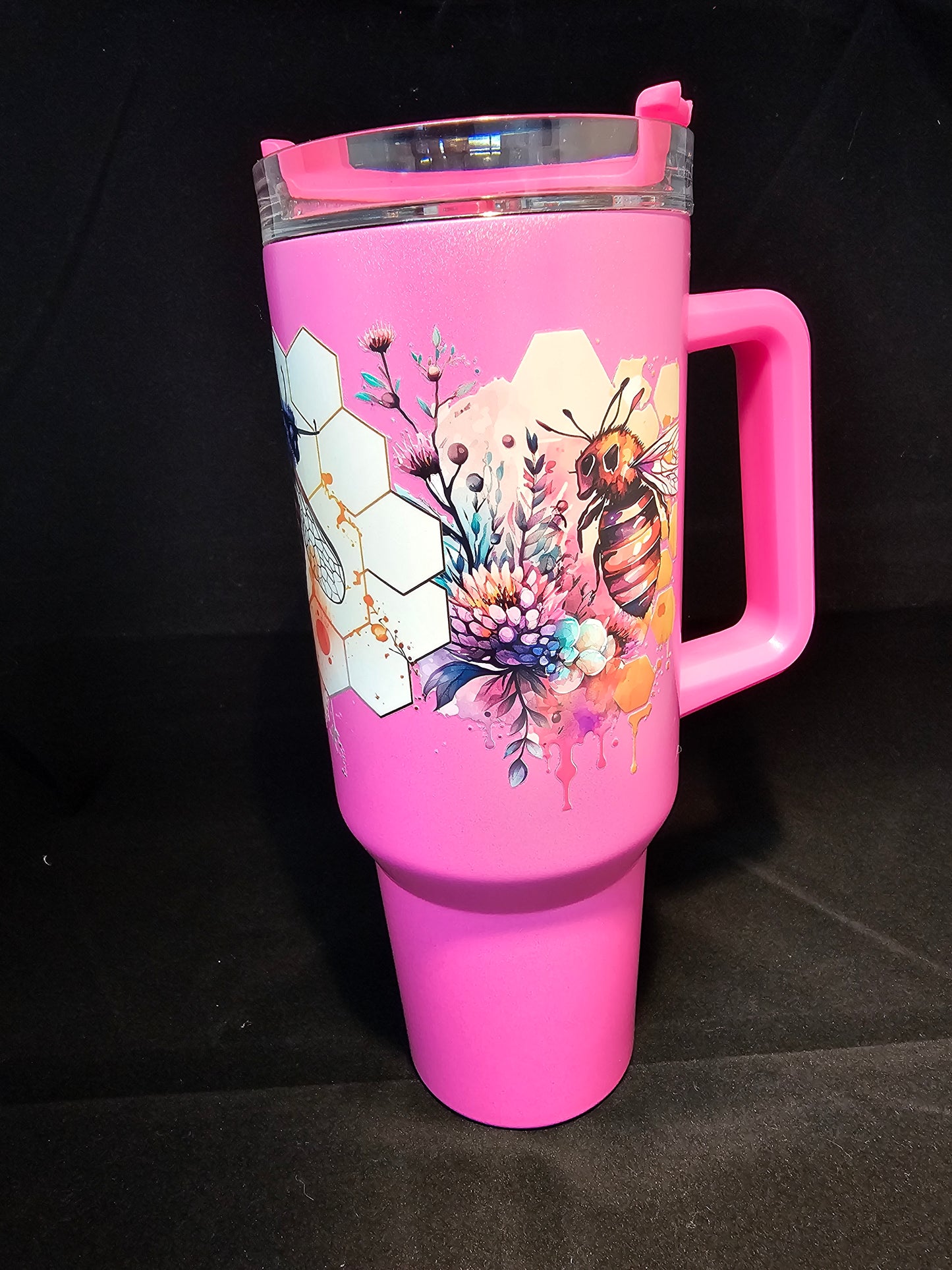 PINK BEE 1.2L DOUBLE WALLED TUMBLER