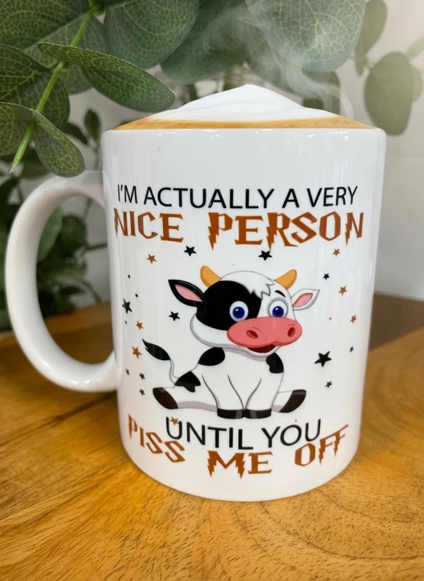 NICE PERSON COFFEE MUG