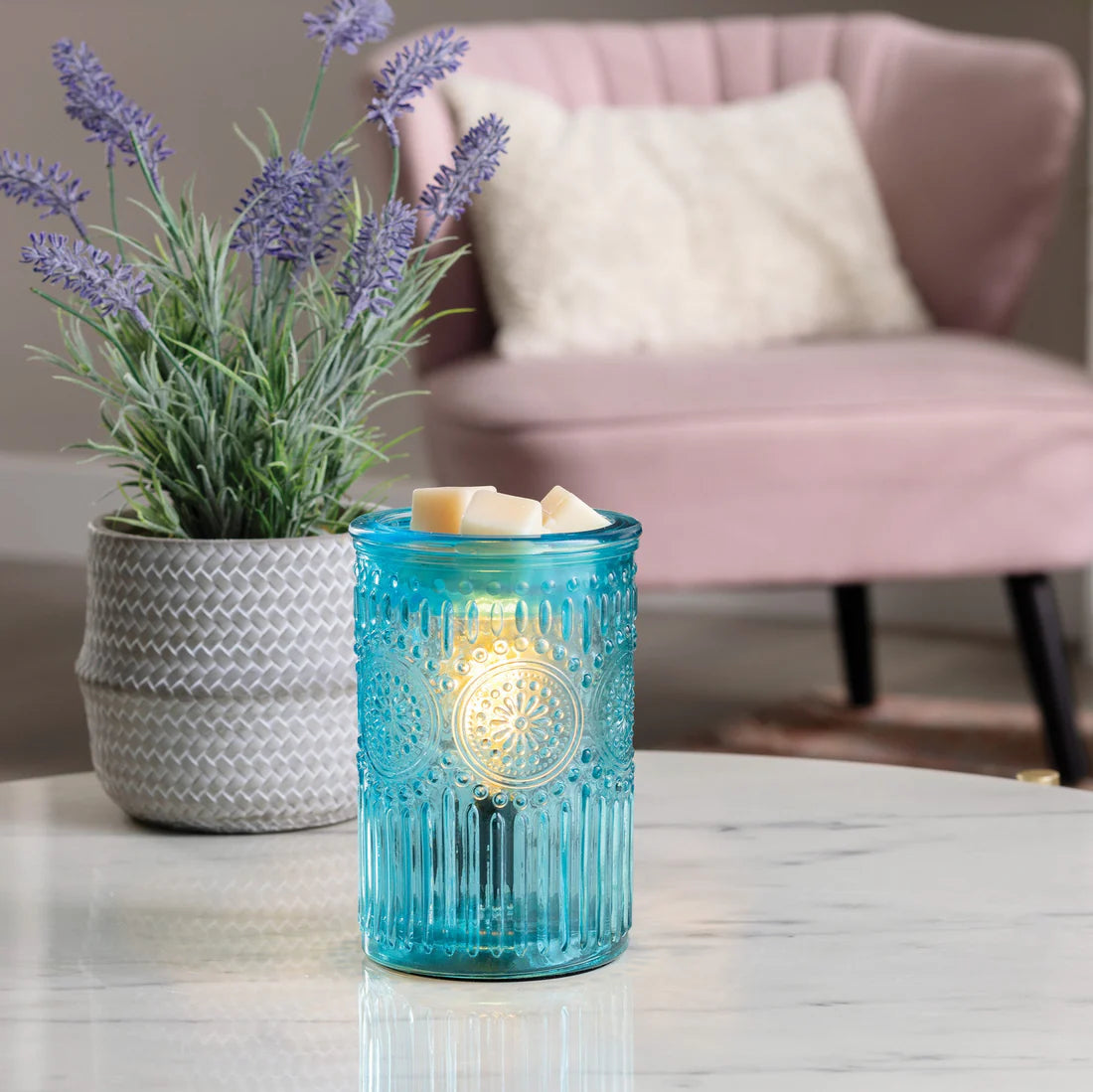 Vintage Parisian Glass Illumination Warmer