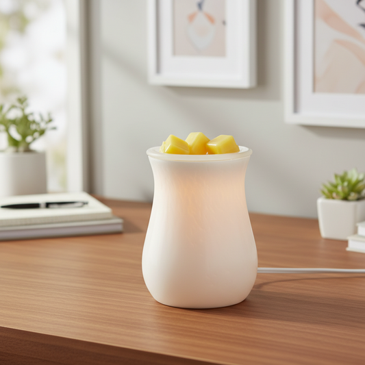 Moonstone Glass Illumination Warmer
