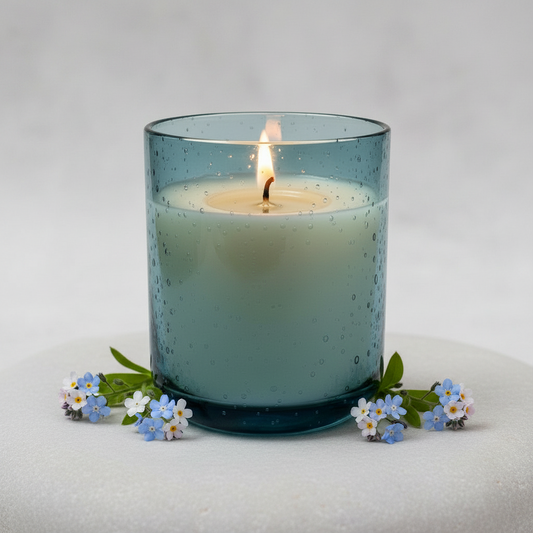 VOGUE BUBBLE BLUE CANDLE LARGE