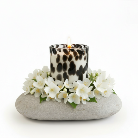 VOGUE CHEETAH CANDLE LARGE - JASMINE