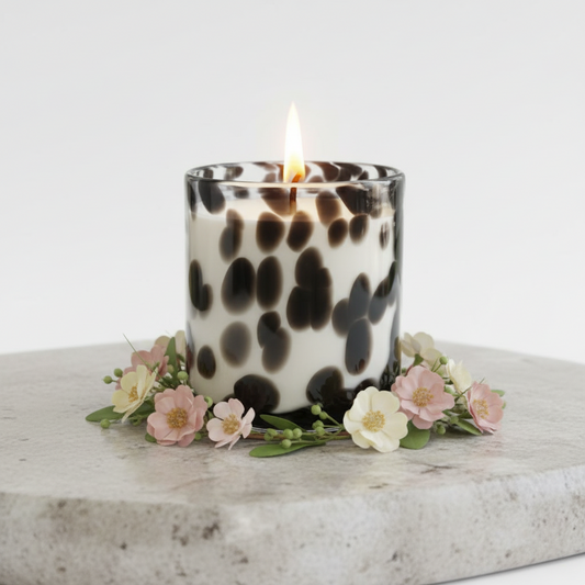VOGUE CHEETAH CANDLE SMALL