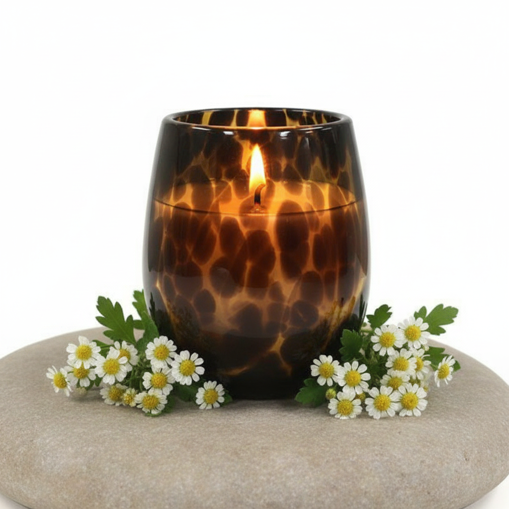 VINTAGE LEOPARD CANDLE