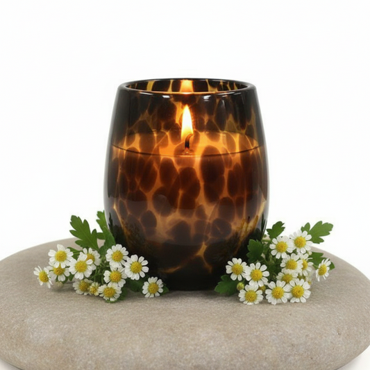VINTAGE LEOPARD CANDLE