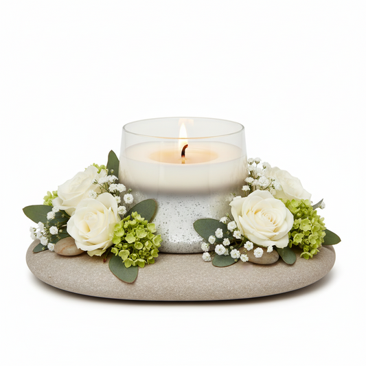 OMG WHITE / SILVER CANDLE