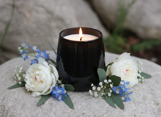 RENEE BLACK CANDLE SMALL