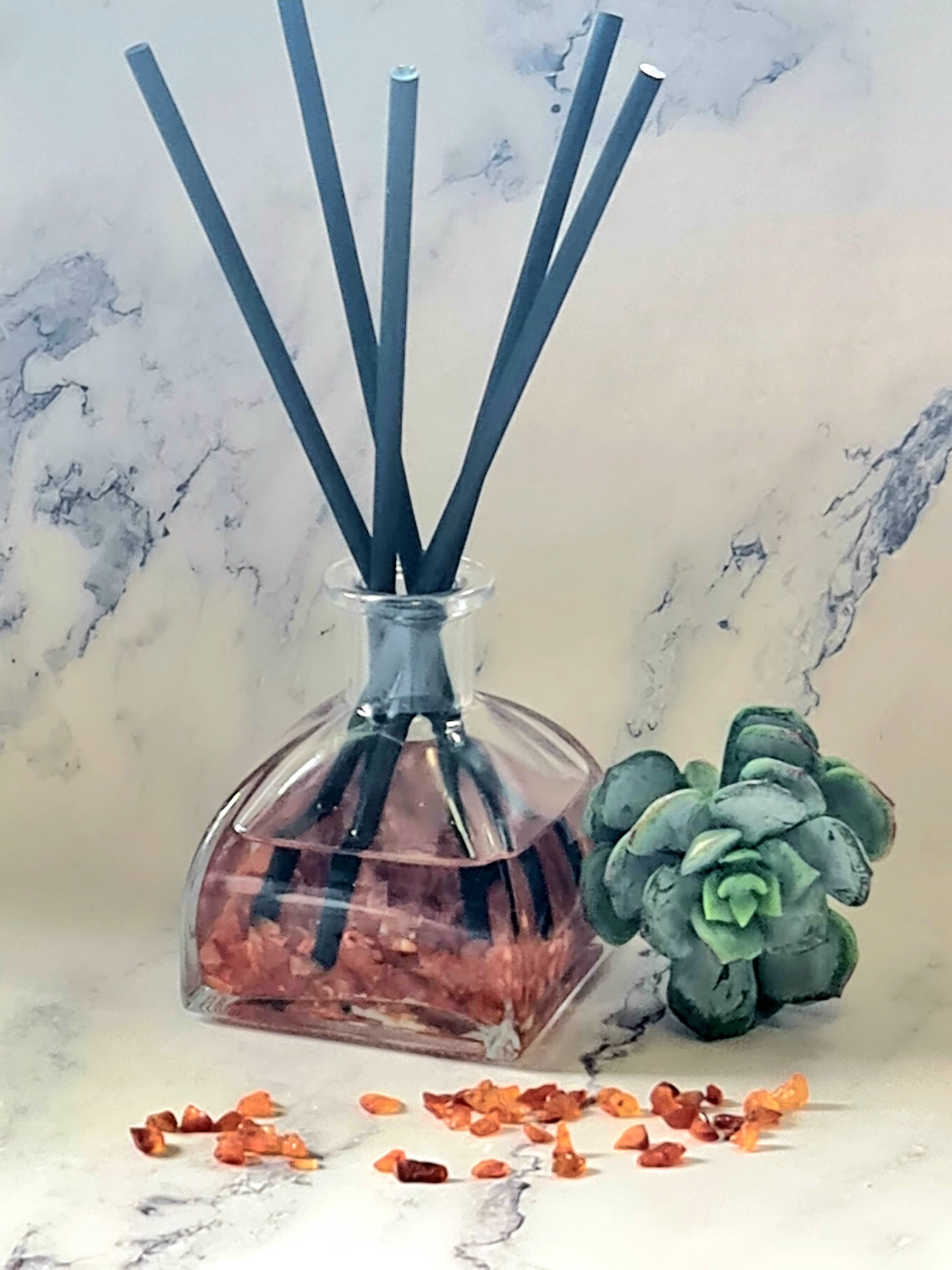 CARNELIAN CRYSTAL INFUSED REED DIFFUSER