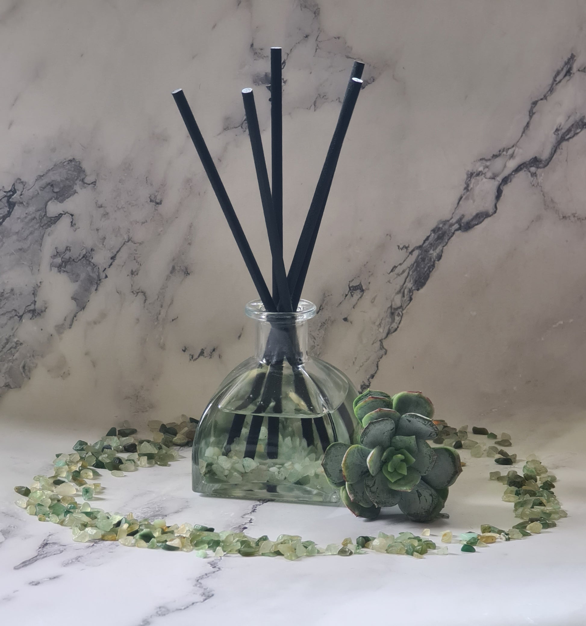 GREEN AVENTURINE CRYSTAL INFUSED REED DIFFUSER