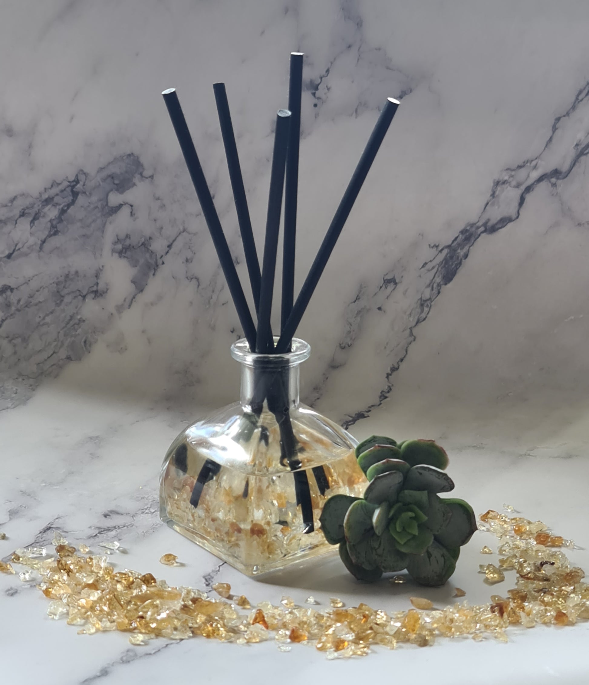 CITRINE CRYSTAL INFUSED REED DIFFUSER