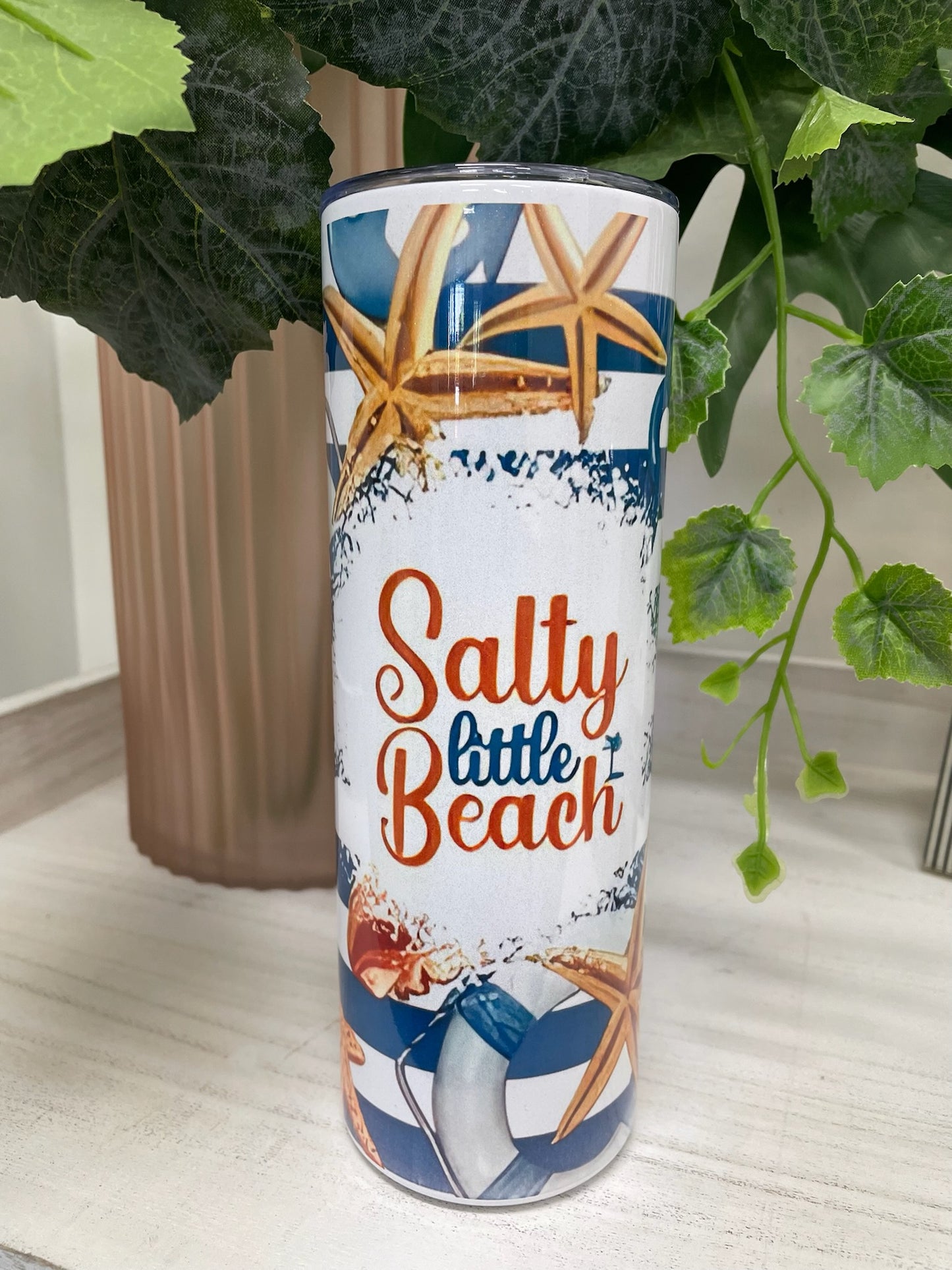 SALTY LITTLE BEACH DOUBLE WALLED TUMBLER/DRINK BOTTLE