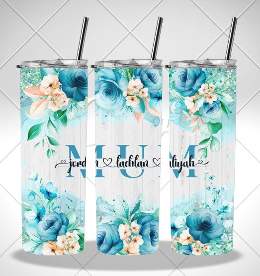 MUM WITH NAMES DOUBLE WALLED TUMBLER/DRINK BOTTLE