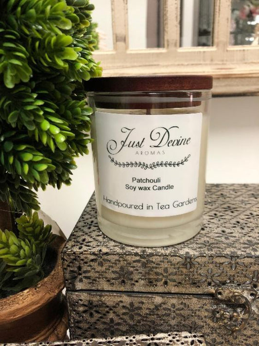 clear candle highly fragranced soy candle
