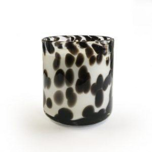 Vogue cheetah large candle jar