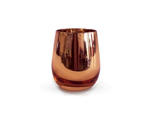 copper candle soy wax, elegant, coloured strong smelling candle jars